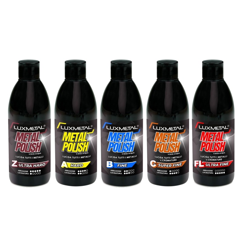 Kit 5 Metal Polish 250 gr FL-A-B-C-Z
