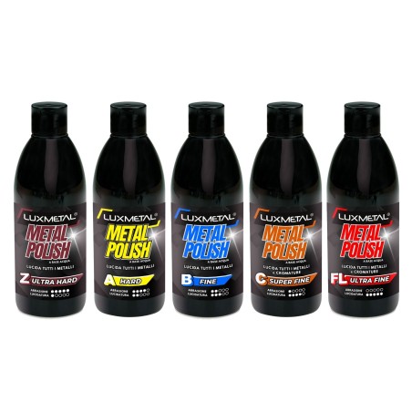 Kit 5 Metal Polish Lucidante 250 gr FL-A-B-C-Z