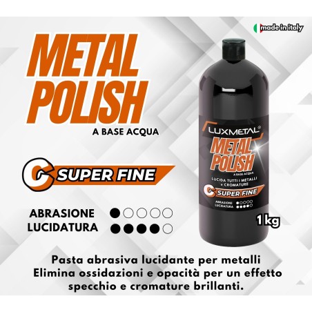 Metal Polish Polishing S. Fine C 1KG For oxidation, opaqueness, mirror effect, chrome plating