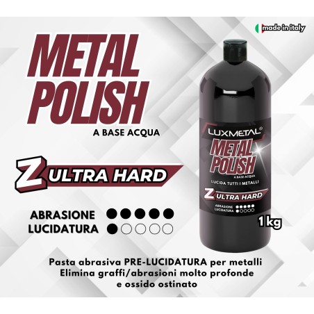 Metal Polish Polissage Ultra Dur Z 1KG Pâte abrasive de pré-polissage pour abrasions très profondes