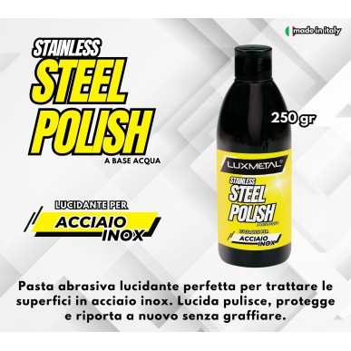 Stainless Steel Polish Lucidante con Sfera Tampone Lucidatura