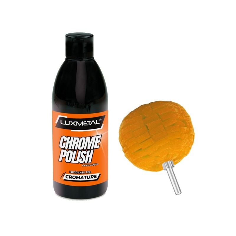 Chrome Polish 250g with Polishing Pad Sphere