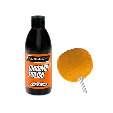 Chrome Polish Lucidante 250gr con Sfera Tampone per Lucidare