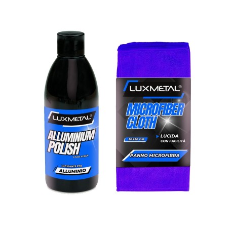Alluminium Polish Shine 250g with Microfiber Cloth