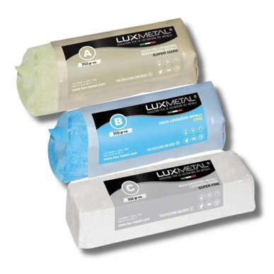 Professionelles A-B-C Poliersystem  Das Lux Metal A-B-C Polierset ist