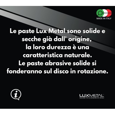 Kit 3 Paste Abrasive A-B-C 700g | Lux Metal