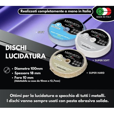 Kit 3 Disques de Polissage 100 mm A–B–C