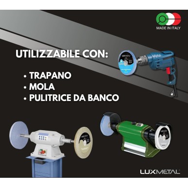 Kit 3 Disques de Polissage 100 mm A–B–C
