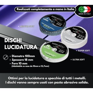 Kit 3 Discos de Pulido 100 mm FL–C–J