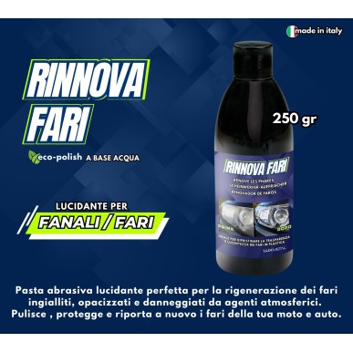 Polish Abrillantador Restaurador de Faros 250 g con Esfera