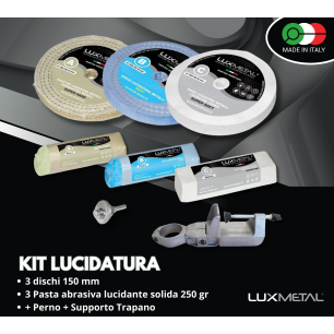 KIT 02/150 METAL POLISHING + PLASTIC DRILL SUPPORT