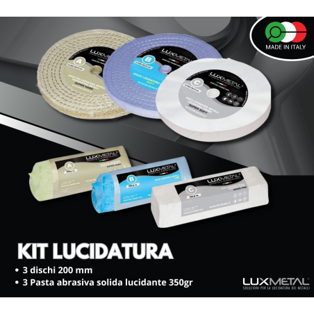 KIT 02/200 PULIDO DE METALES