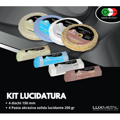 KIT 03/150 Lucidatura Metalli Professionale – Scopri