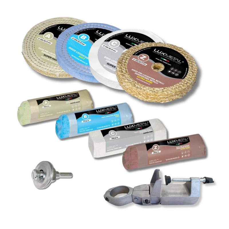 KIT 03/150 PULIDO METALES + SOPORTE TALADRO DE PLÁSTICO