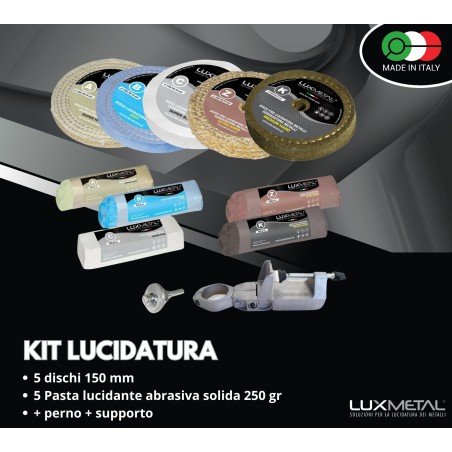 KIT 04/150 PULIDO METALES + SOPORTE TALADRO