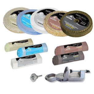 KIT 04/150 PULIDO METALES + SOPORTE BROCA ALUMINIO