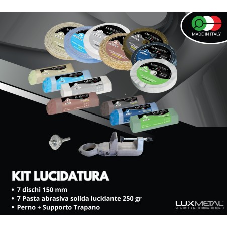 KIT 05/150 POLISSAGE METAUX + SUPPORT