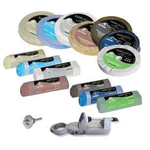 Kit 05/150 Lucidatura Metalli 7 Fasi Con Supporto in Alluminio