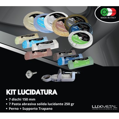 KIT 05/150 POLISSAGE METAUX + SUPPORT FORET ALUMINIUM