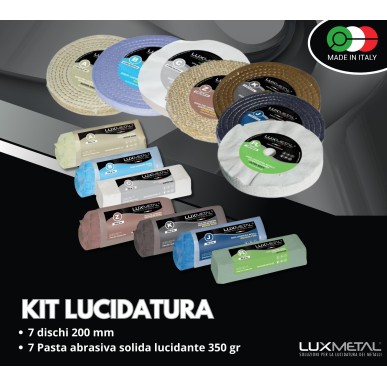 Kit 05/200 Lucidatura Metalli 7 Fasi