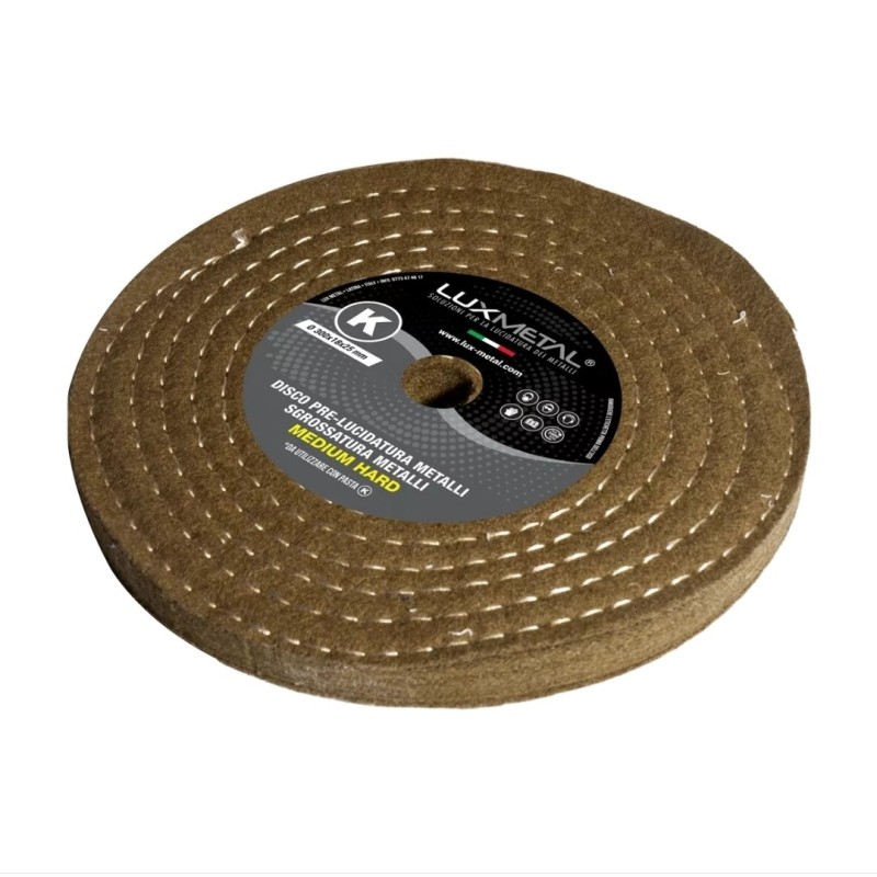 DISC "K" QUILTED WOOL "MEDIUM HARD" DIAMETER 300MM