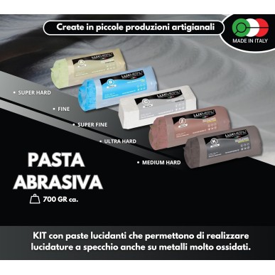Kit 5 Paste Abrasive Lucidanti 700g