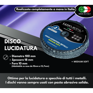 DISC "J" COTTON JEANS "MEDIUM SOFT" DIAMETER 100 MM