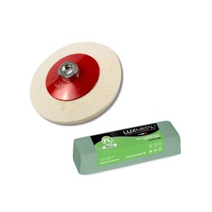 Kit Polissage Inox | Pâte Verte + Feutre M14