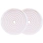 2 disques de polissage en coton 200 mm alésage 20 mm 2 disques de polissage en coton 200 mm alésage 20 mm