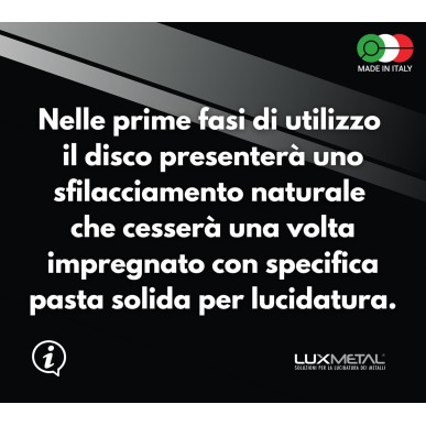 2 Dischi Lucidatura Cotone 150mm Foro 12,7mm