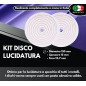 2 discos de pulido de algodón 150 mm agujero 12,7 mm
