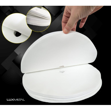 Dischi Cotone 300 mm Foro 25 mm in Fogli Sciolti al Kg