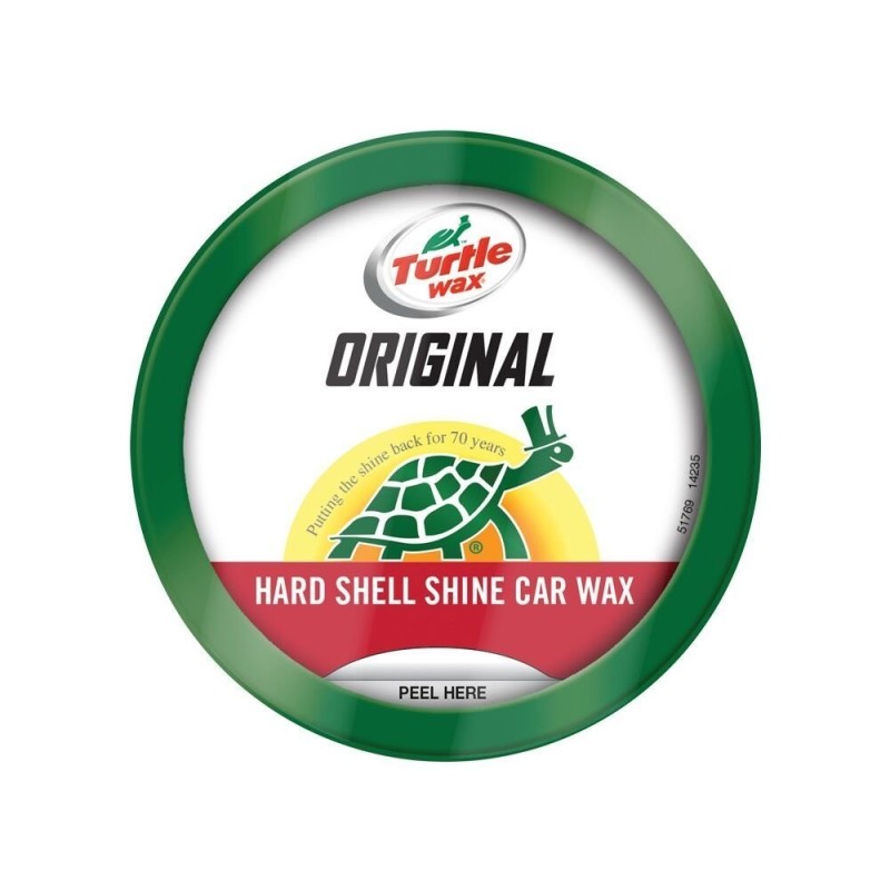 Turtle Wax Original Hard Shell Shine 250g – Cire Auto en Pâte Protection Longue Durée
