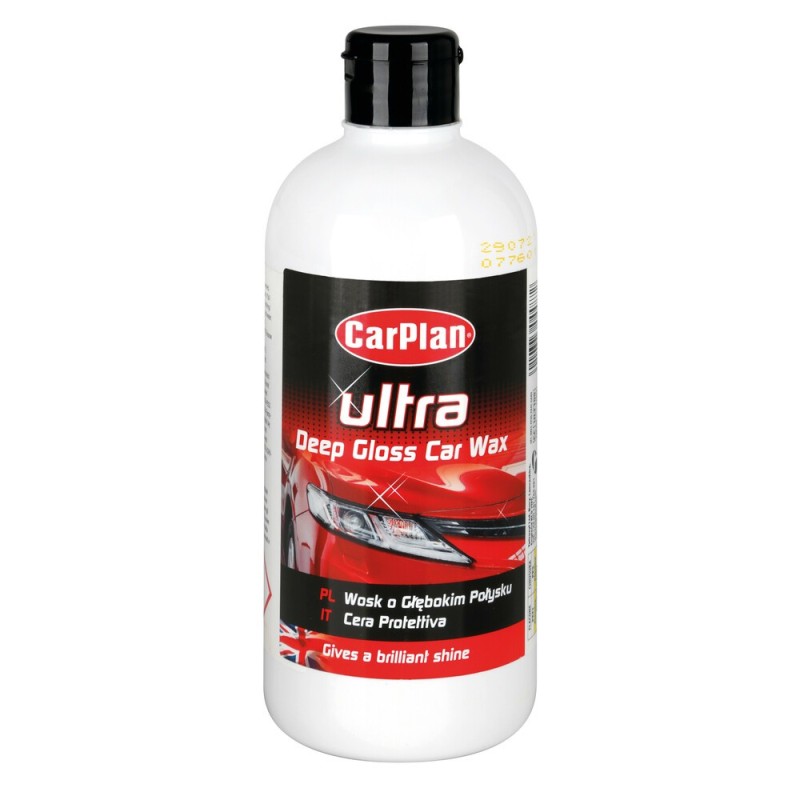CarPlan Ultra Cera Protettiva Liquida 500ml Cera Auto Lucidante Carrozzeria