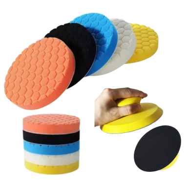 Kit Tampones Pulido Auto 150mm Profesional