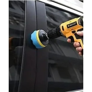 80mm Car Polishing Pad Kit with M14 Backing Plate – 5 Hook & Loop Foam Pads for Polisher