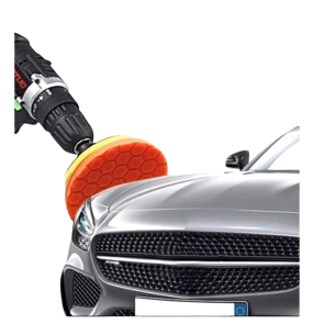 Kit Tampones Pulido Auto 150mm con Plato M14 – Set 5 Esponjas Autoadhesivas para Pulidora