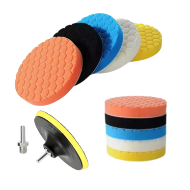 Kit Tampons Polissage Auto 150mm M14