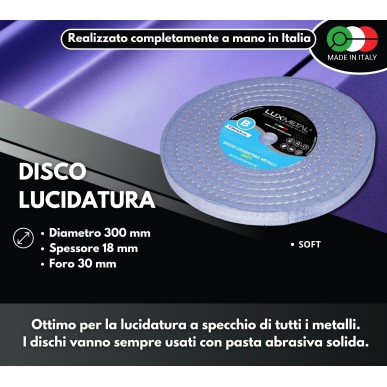 Disque de Polissage Soft 300mm Blue