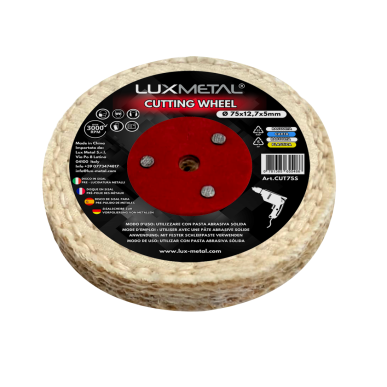 Disco Sisal 75 mm para Mandril Cónico