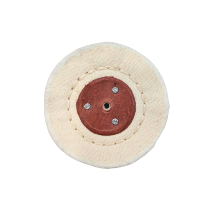 Disque en Coton Cousu Fin pour Polissage Métaux 75x12,7x5 mm pour Mandrin Conique