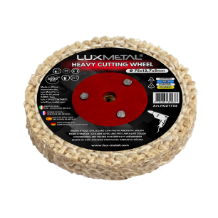 Disco sisal heavy 75 mm mandril cónico