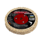 Heavy sisal polishing wheel 75 mm tapered mandrel