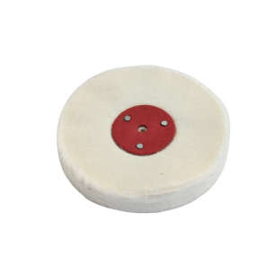 Disque Coton Souple Fin Polissage Métaux 100x12,7x5 mm Mandrin Conique