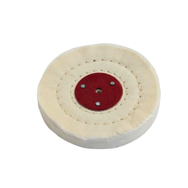 Disque coton cousu fin 100 mm mandrin conique