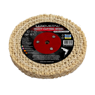 Disco sisal heavy 100 mm mandril cónico