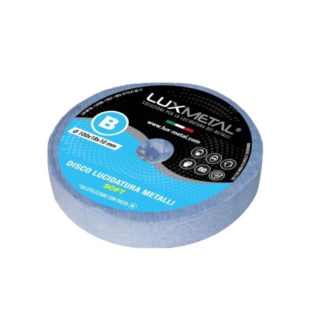 DISQUE "B" COTON MATELASSÉ "DOUX" DIAMÈTRE 100 MM