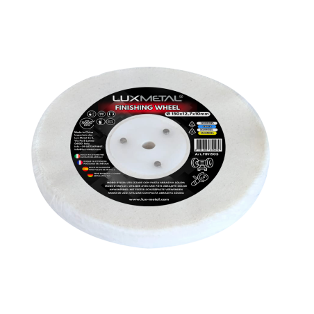 Disco algodón suelto fino 150 mm mandril cónico