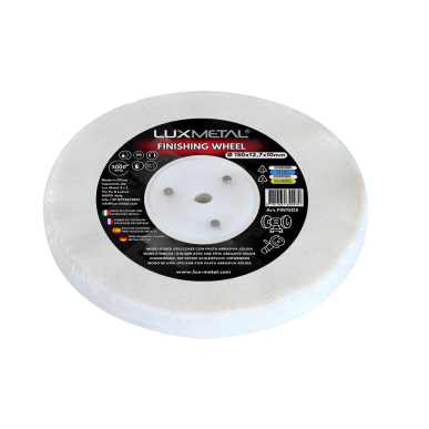 Disco algodón suelto fino 150 mm mandril cónico
