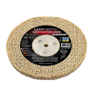 Disco heavy sisal algodón 150 mm mandril cónico